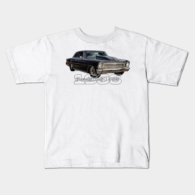 1966 Chevrolet Chevy II Nova Kids T-Shirt by Gestalt Imagery